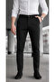 Men's Slim Fit Stretch Fabric Ankle Length Italian Cut Fabric Trousers