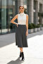 Thessaloniki High Waist Flared Women's Skirt - 2