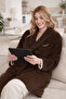 Women's Welsoft Shawl Collar Fleece Dressing Gown