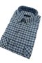 Men's Relax Fit Comfortable Cut Sports Collar Checkered Double Pocket Flap Shirt for Winter - 2