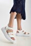 Women's White Sandals - 3