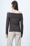 Brown Madonna Collar Button Accessory Knitwear Blouse Alc-X14673 - 6