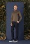 Slim Fit Ribbed Zippered Half Fisherman Wool Tobacco Knitwear Sweater Tr 861 - 4