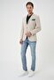 Men's C 675 Slim Fit Sand Sports Jacket - 2