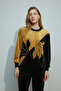 Mustard Black Velvet Tracksuit with Dowry Embroidery - 5