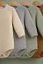 Stitch-Free Button Soft Unisex Thessaloniki Knitwear Bodysuit (0-12 Months) - 8