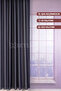 Blackout Blackout Light-Proof Satin Sunshade Background Curtain with Extra Foam Without Pleats - Anthracite - 2