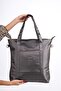 Olivia Fairchild Gray Women's Satin Daily Large Sports Shoulder Bag - 4