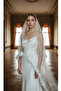 Long 3 Mt Length 1.5 Mt Most Dense Rose Embroidered Bridal Veil - 2