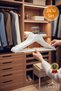 White 24 Pieces Wood Look Plastic a Quality 24 Pieces White Hangers Pants Shirt Hanger - 2