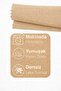 Velvet Textured Beige Color Island Series Runner 40 X 140 cm - 2