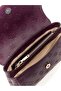 Women's Embossed Monogram Patterned Hand and Shoulder Bag - Plum - 2