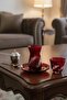 Aras Colorful 18 Piece Tea Set |   Modern & Stylish Glass Cups – Energetic Hospitality Presentation Set - 2