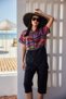 Front Covered Parachute Short Sleeve Semi-Closed Swimsuit Nurel R2606 - 5