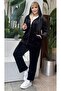 Women's Plus Size Velvet Tracksuit Set 24606 - 2