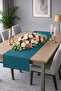Velvet Textured Petrol Color Island Series Runner 40 X 140 cm - 3