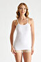 6-Piece Women's Rope Strap Ribbed Undershirt 100% Cotton - 6
