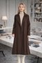 Unlined Cashmere Coat Women |   Fashion Belted Casual Stylish Winter Coat