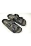 Men's Garden, Street Adjustable Double Buckle Eva Black Slippers - 2