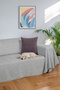 Premium Seat Cover 175X300 Large Weight Jacquard Chenille Silver |   Sofa Cover |   Non-Slip