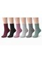Socks 6 Pairs Women's Winter Reverse Towel Thick Cotton Modal Blended Curly Elastic-Free Socket Socks