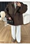 TREND SHORT BELTED WOMEN’S MELTON COAT / WINTER SHORT TRENCH COAT JACKET - 3