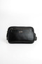 Genuine Leather Double Compartment Waist Bag with Front Pocket