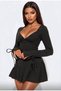 Women's Back Low-cut Dress - 2