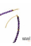 Original Amethyst Natural Stone Choker Necklace - 6