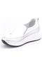 Landro Genuine Leather Orthopedic Oxford Women's Air-Flow Sole Classic Shoes White - 4