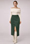 Women's Shardonlu Reported Camisole Ring Detailed Pencil Skirt