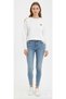 Women's Sweatshirt with Three Drawstring Shoulder Details
