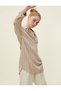 Striped Long Sleeve Loose Shirt - 2