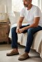 2235 Inner and Outer Genuine Suede Leather Full Orthopedic Top Quality Home, Office, Guest, Groom and Bride Dowry Slippers - 6