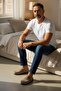2235 Inner and Outer Genuine Suede Leather Full Orthopedic Top Quality Home, Office, Guest, Groom and Bride Dowry Slippers - 8