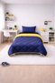 Sleeping Set Single Size Natural Cotton Fabric Fan Color - (4-Piece) - 3