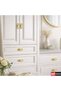 Luxury Trend Handle Gold (32 mm) Mobiya Bedroom Tv Unit Console Children's and Teenager's Room Handle - 3