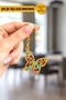 Very Stylish Gold Stone Keychains – Colorful Shiny Crystal Stone Detail – Gift Keychains - 3