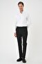 Comfort Fit Pleated Black Jogger Pants with Buckle Waist P 1170 - 2