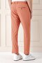 Comfort Fit Belden Fabric Belted Cotton Orange Jogger Pants P 1154 - 5