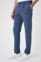 Comfort Fit Elastic Waist Pleated Indigo Jogger Pants P 1182 - 3
