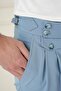 Comfort Fit Double Pleated Aviator Blue Jogger Pants with Buckle Waist P 1172 - 5