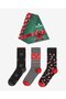 Men's Gift 3-Piece Christmas Socks Boxed