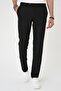 Comfort Fit Elastic Waist Textured Black Jogger Pants P 1186