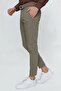 Men's Slim Fit Cotton Chino Khaki Green Trousers P 1112 - 3