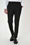 Comfort Fit Pleated Black Jogger Pants with Buckle Waist P 1170
