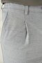 Comfort Fit Waffle Textured Elastic Waist Pleated Gray Jogger Pants P 1174 - 5