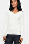 Saylor Women's White Knitwear W5Br41Z2Nq2-G012 - 4