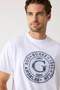 Tee Men's White Regular Fit T-Shirt M5Bi15K8Fq4-G011 - 4