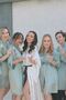 3 Pieces Back Wing Patterned Dressing Gowns, Bridesmaid Dressing Gowns, Bridesmaid Dressing Gowns - 2